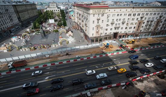 Large-scale reconstruction of Tverskaya Street in Moscow