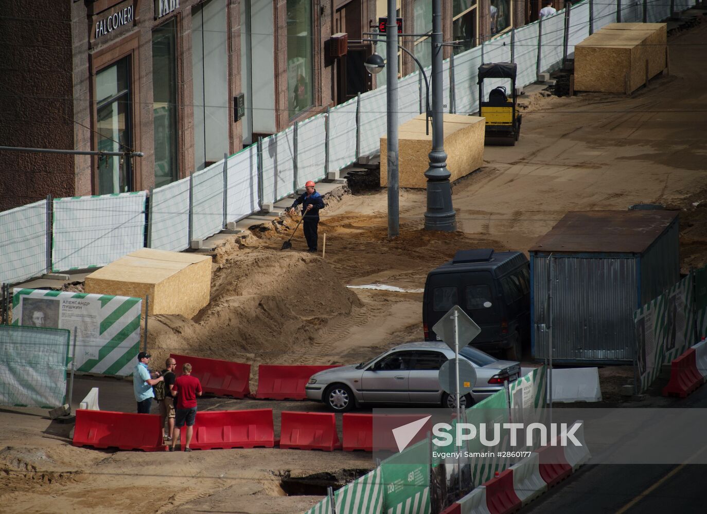 Large-scale reconstruction of Tverskaya Street in Moscow