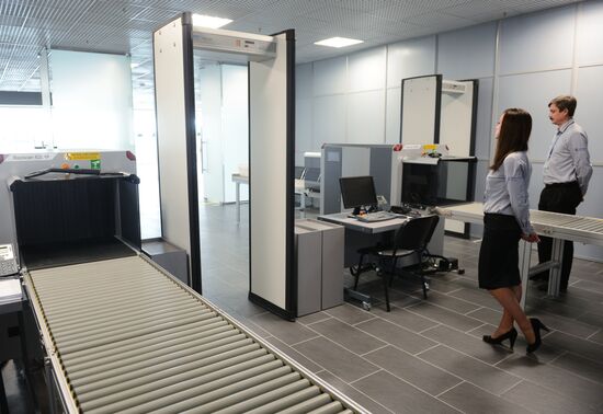 Prime Minister Dmitry Medvedev visits new international airport in Zhukovsky