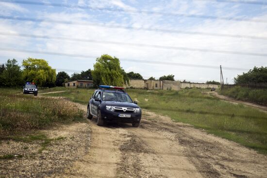 Cahul-Oancea checkpoint at Moldova-Romania border