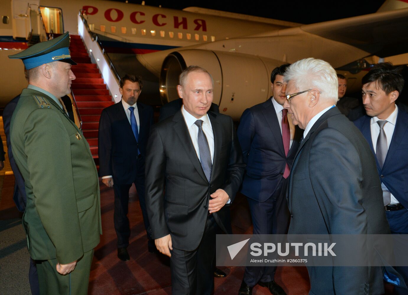 Russian President Vladimir Putin visits Kazakhstan