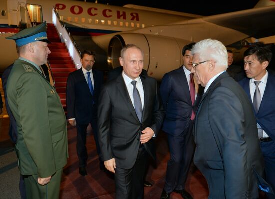 Russian President Vladimir Putin visits Kazakhstan
