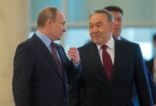 Russian President Vladimir Putin visits Kazakhstan