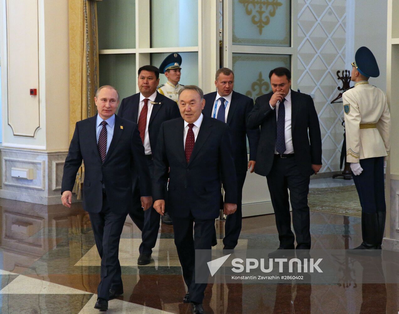 Russian President Vladimir Putin visits Kazakhstan