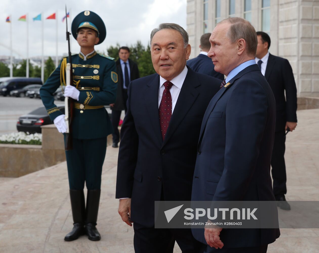 Russian President Vladimir Putin visits Kazakhstan