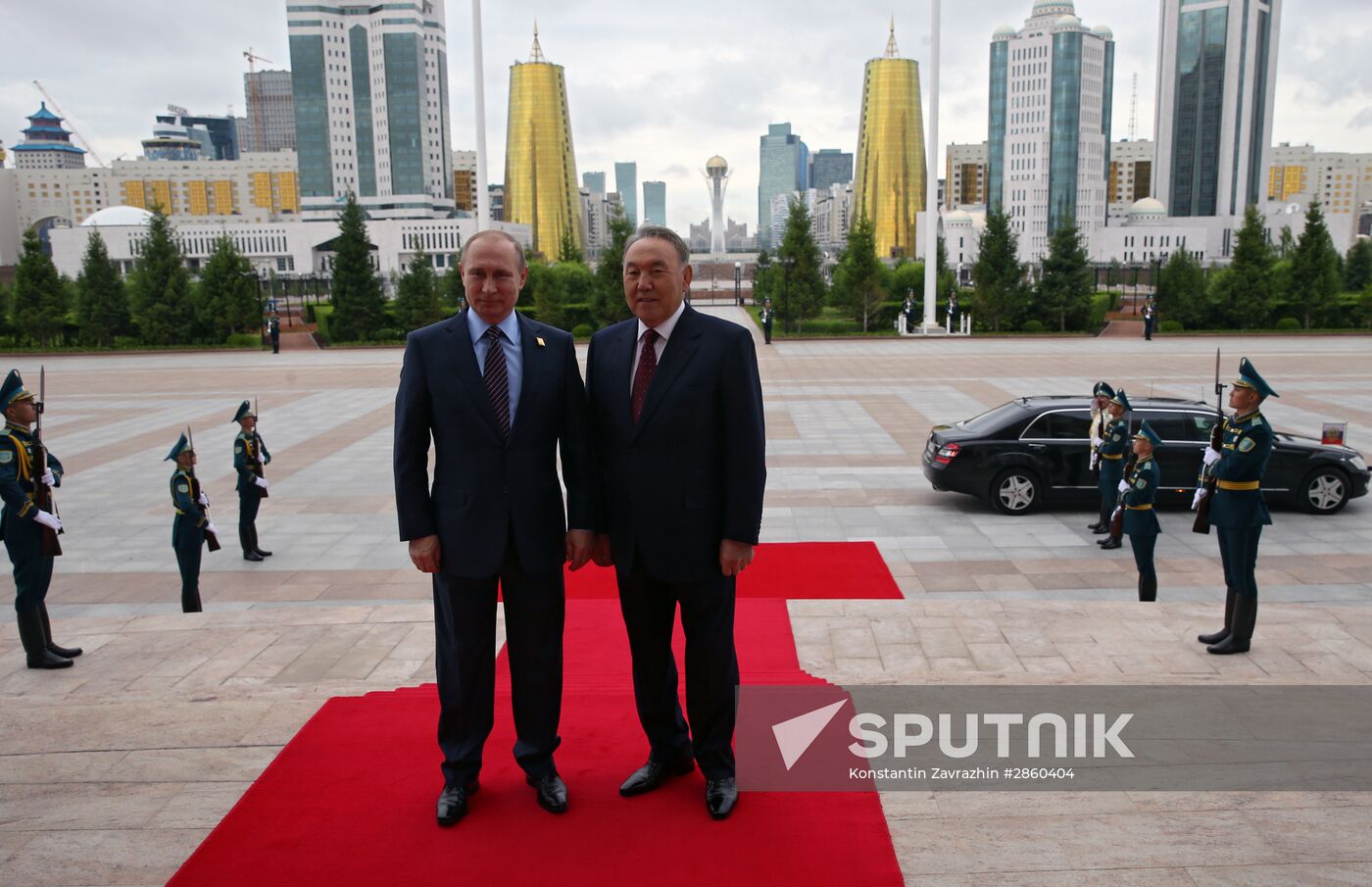 Russian President Vladimir Putin visits Kazakhstan