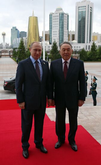 Russian President Vladimir Putin visits Kazakhstan