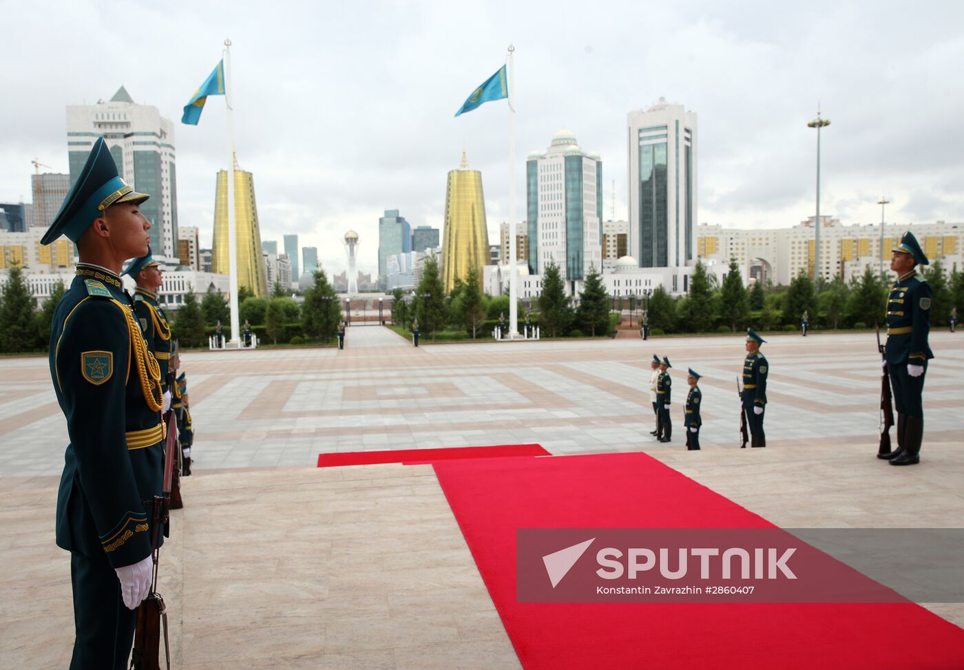 Russian President Vladimir Putin visits Kazakhstan
