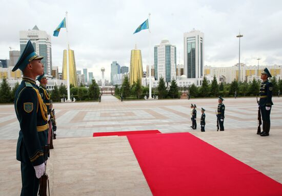 Russian President Vladimir Putin visits Kazakhstan