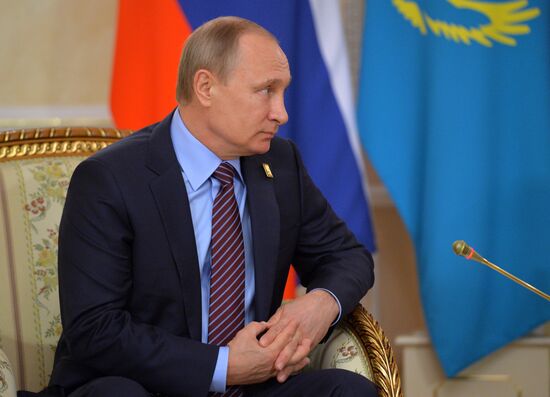 Russian President Vladimir Putin visits Kazakhstan