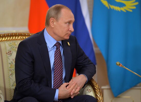 Russian President Vladimir Putin visits Kazakhstan