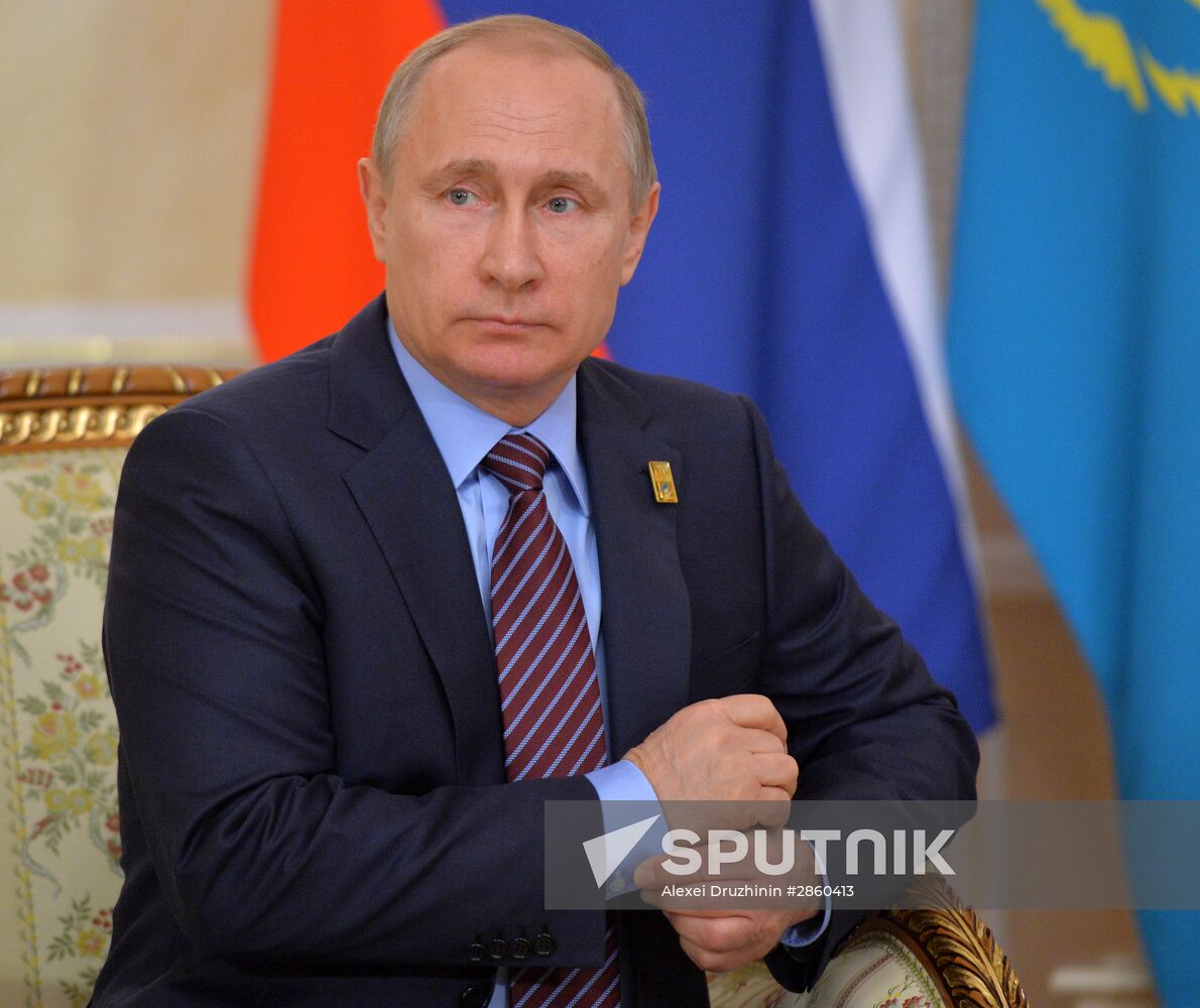 Russian President Vladimir Putin visits Kazakhstan
