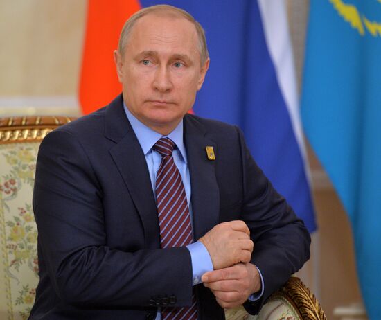 Russian President Vladimir Putin visits Kazakhstan