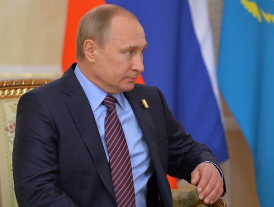 Russian President Vladimir Putin visits Kazakhstan