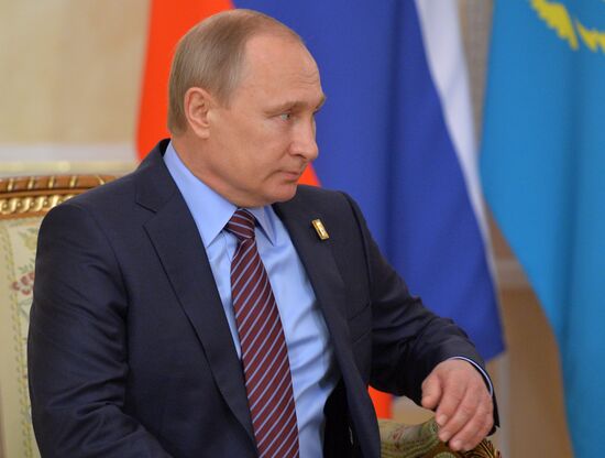 Russian President Vladimir Putin visits Kazakhstan