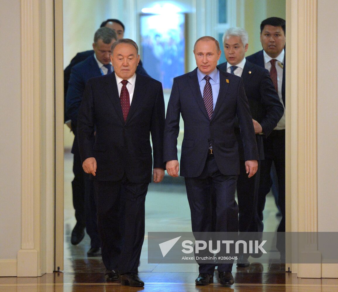 Russian President Vladimir Putin visits Kazakhstan