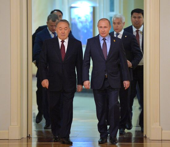 Russian President Vladimir Putin visits Kazakhstan