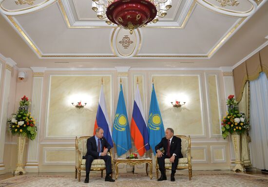 Russian President Vladimir Putin visits Kazakhstan