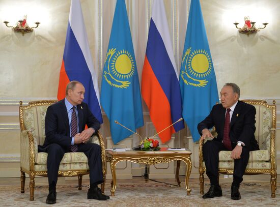 Russian President Vladimir Putin visits Kazakhstan