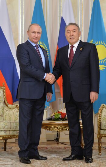 Russian President Vladimir Putin visits Kazakhstan