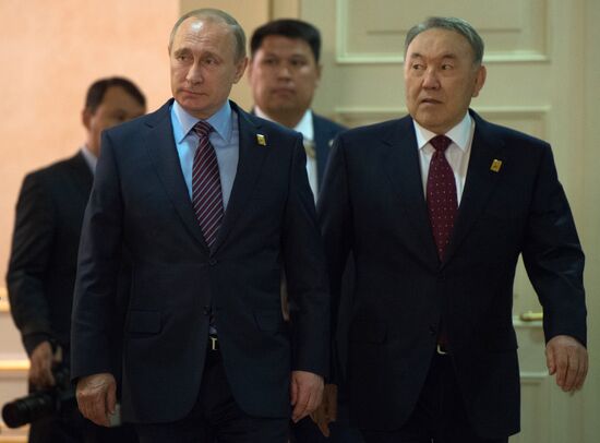 Russian President Vladimir Putin visits Kazakhstan