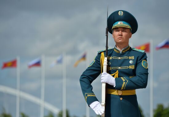 Russian President Vladimir Putin visits Kazakhstan