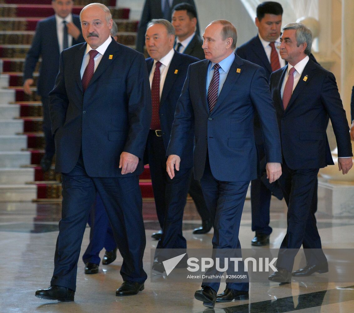 Russian President Vladimir Putin visits Kazakhstan