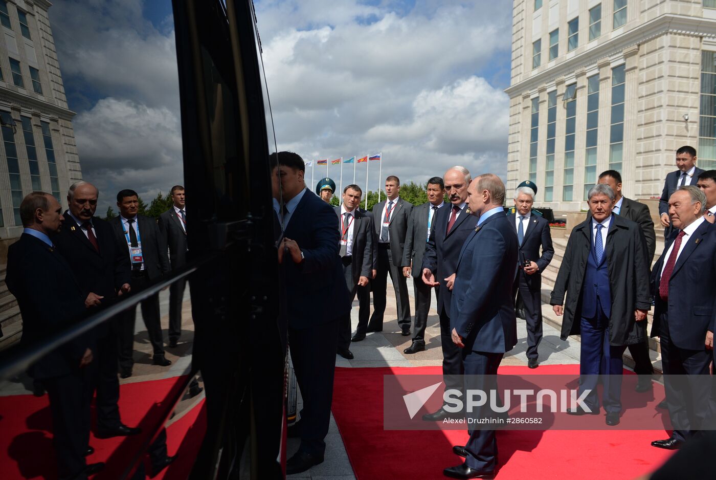 Russian President Vladimir Putin visits Kazakhstan