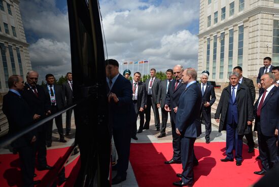 Russian President Vladimir Putin visits Kazakhstan