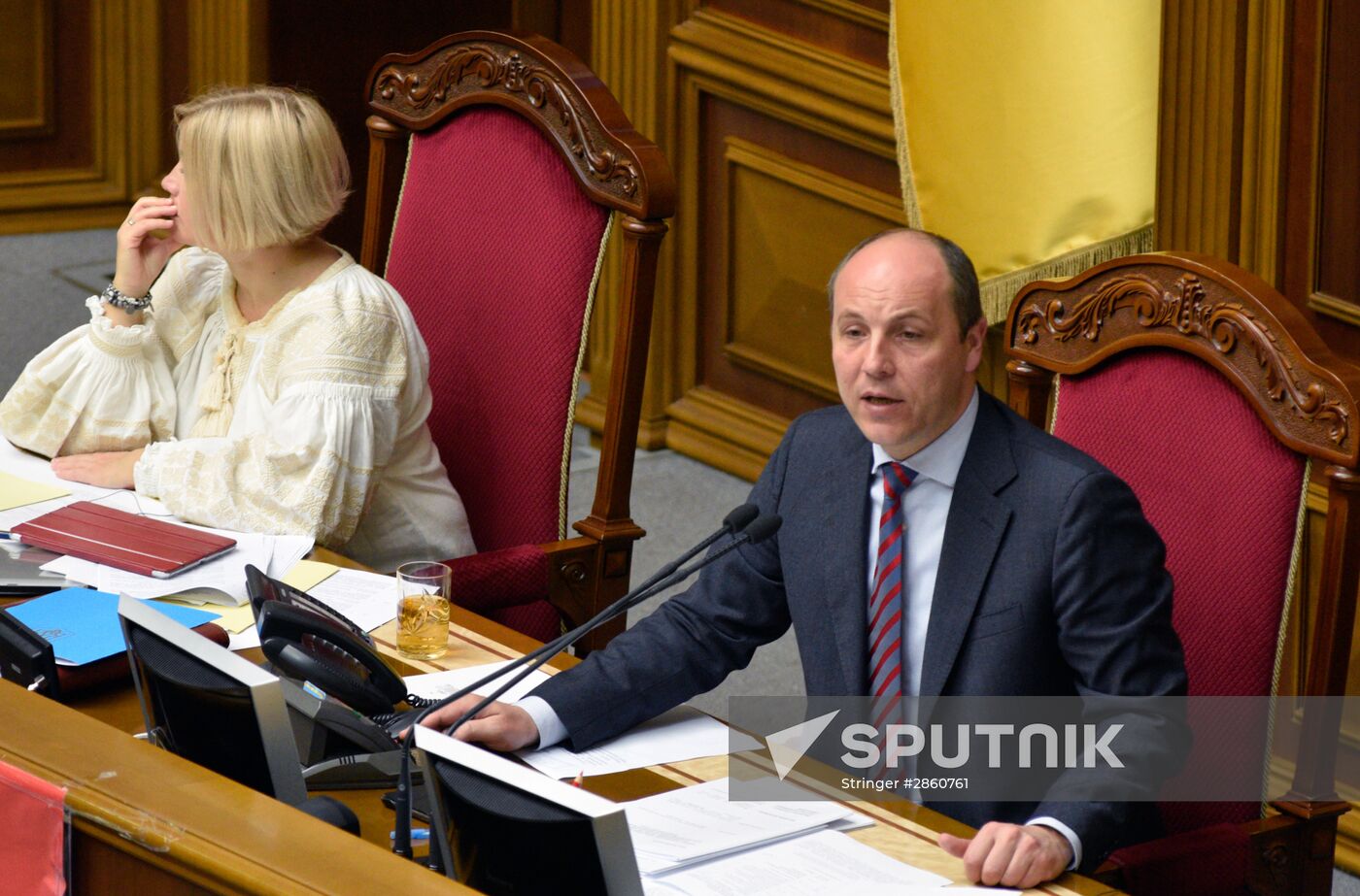 Meeting of the Ukrainian Verkhovna Rada