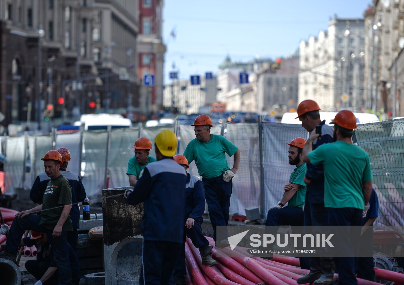 Large-scale reconstruction of Tverskaya Street in Moscow