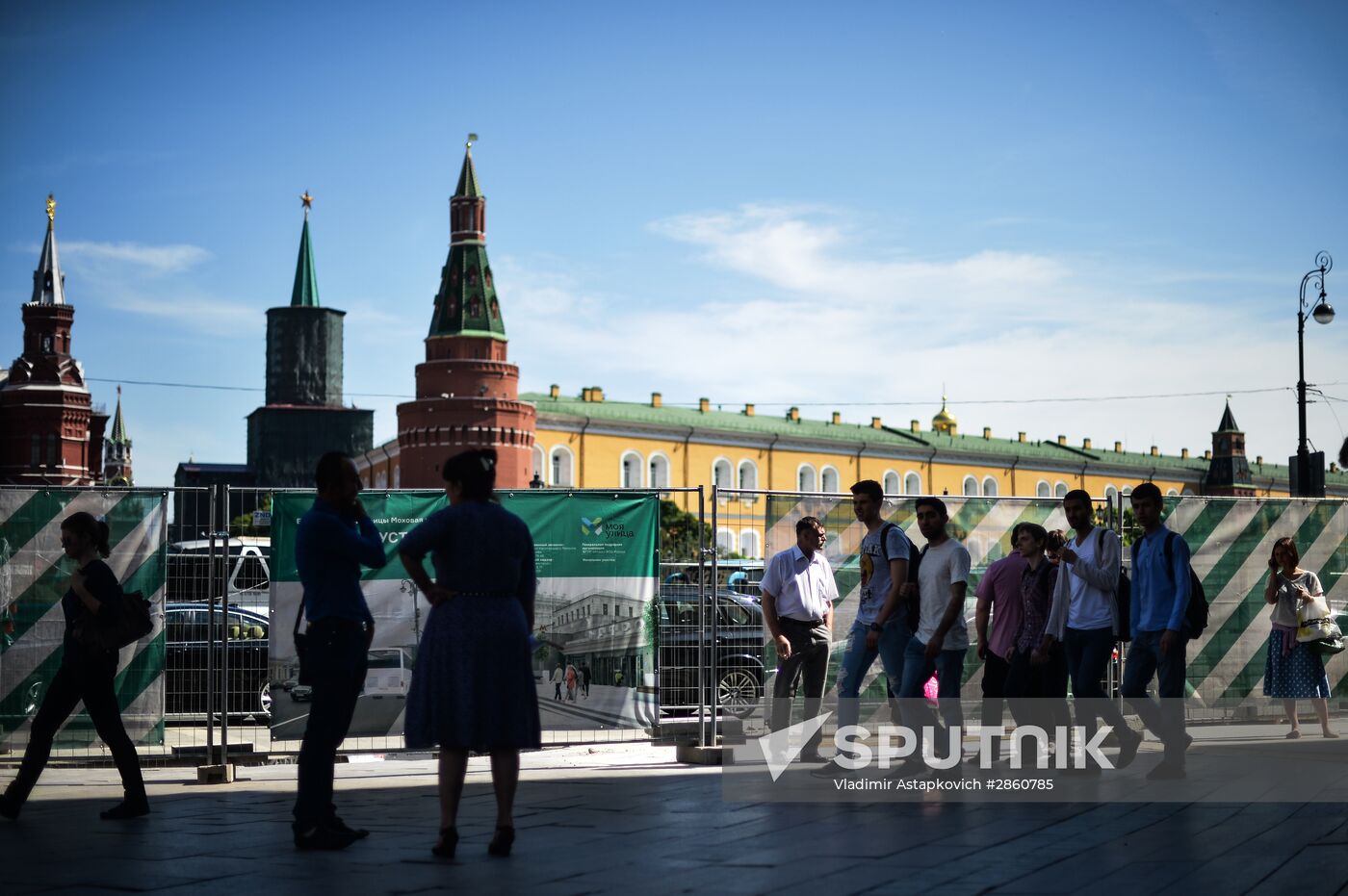 Large-scale reconstruction of Tverskaya Street in Moscow