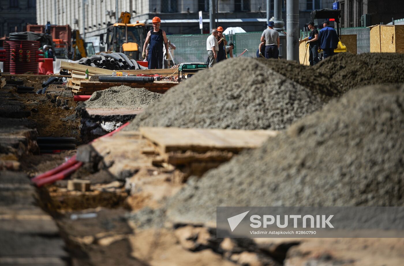 Large-scale reconstruction of Tverskaya Street in Moscow