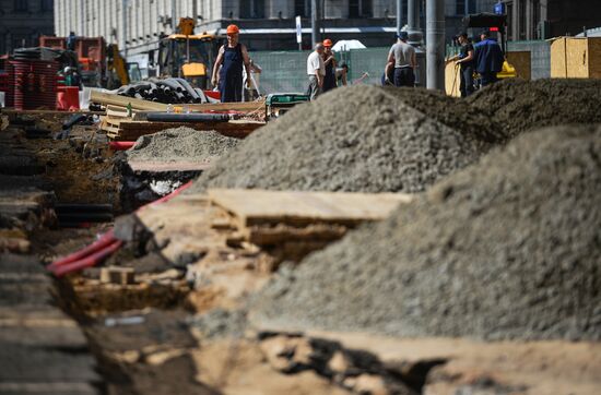 Large-scale reconstruction of Tverskaya Street in Moscow