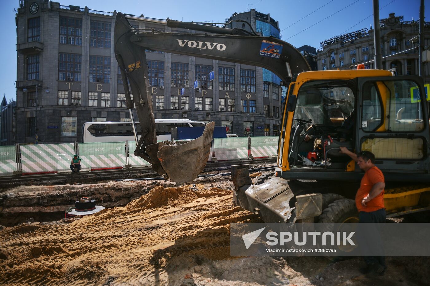 Large-scale reconstruction of Tverskaya Street in Moscow