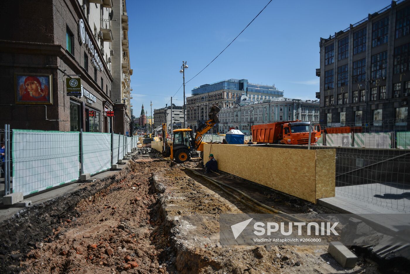 Large-scale reconstruction of Tverskaya Street in Moscow