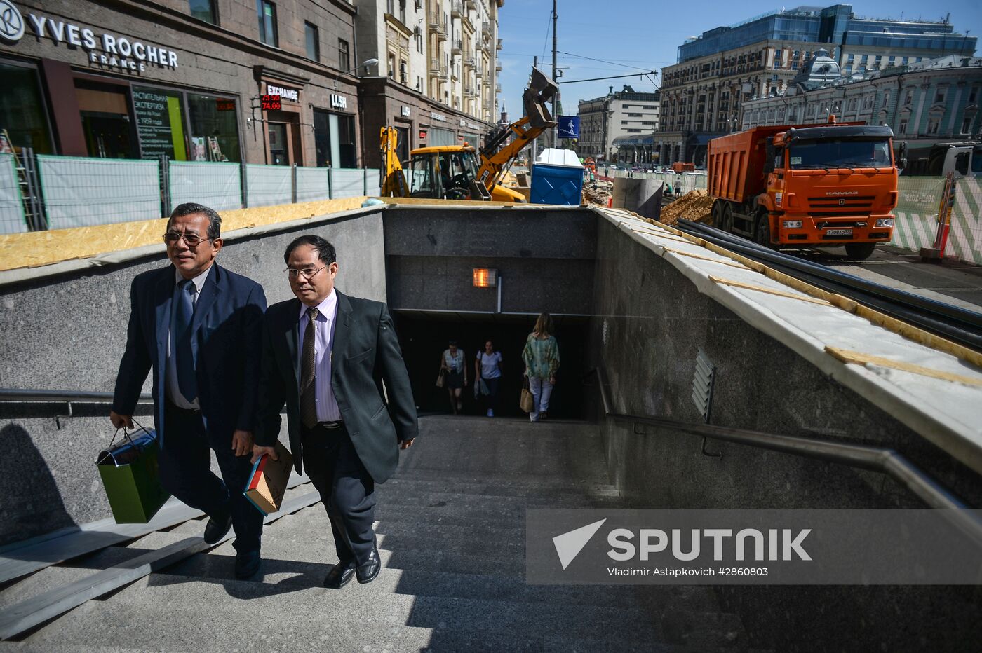 Large-scale reconstruction of Tverskaya Street in Moscow