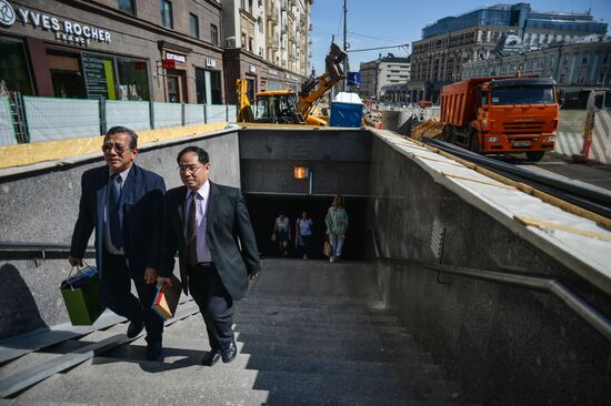Large-scale reconstruction of Tverskaya Street in Moscow