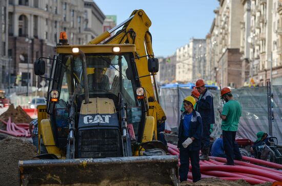 Large-scale reconstruction of Tverskaya Street in Moscow