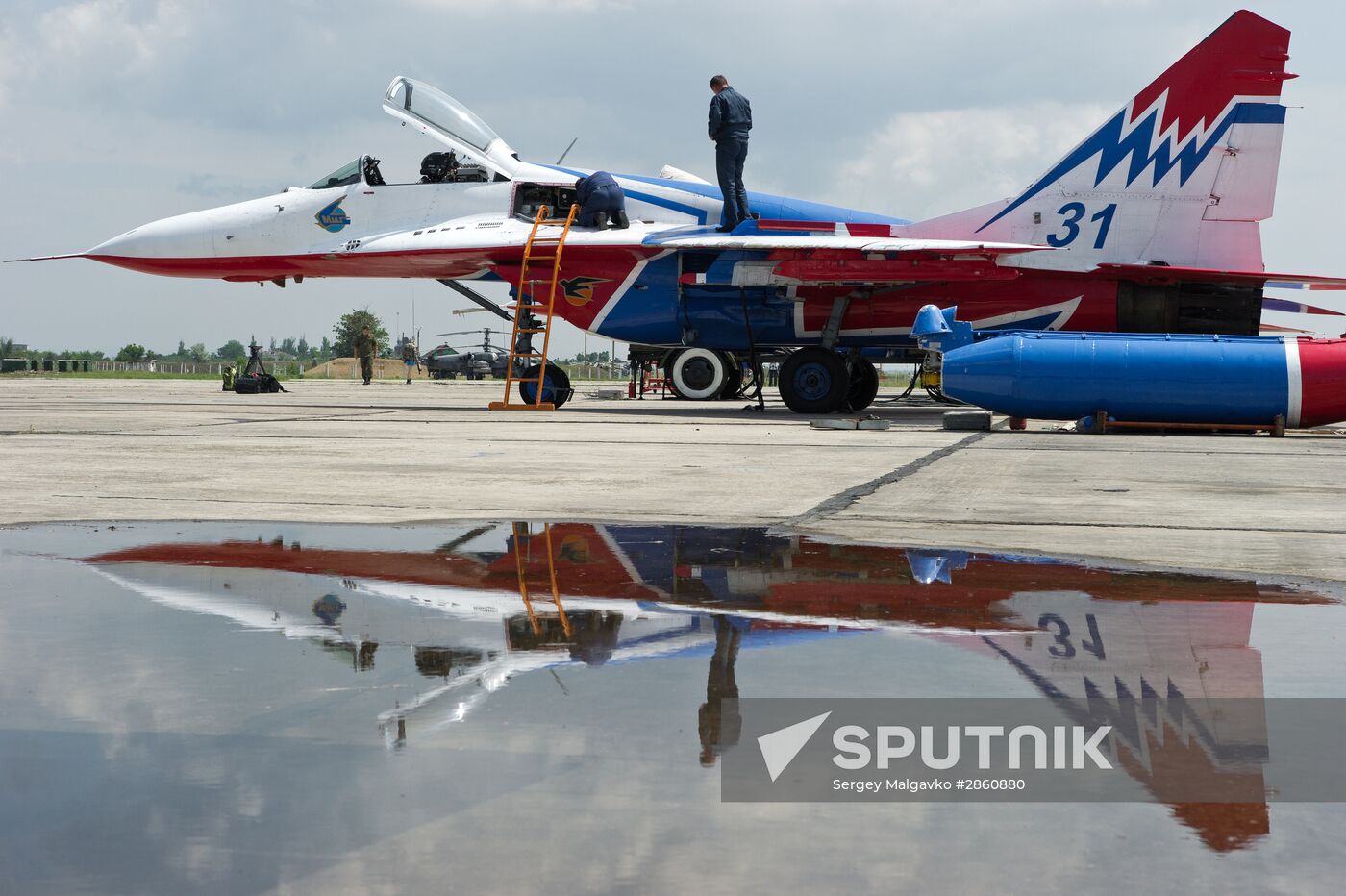 Preparations for Aviadarts-2016 National Competitions of Military Pilots in Crimea