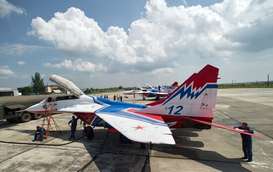Preparations for Aviadarts-2016 National Competitions of Military Pilots in Crimea