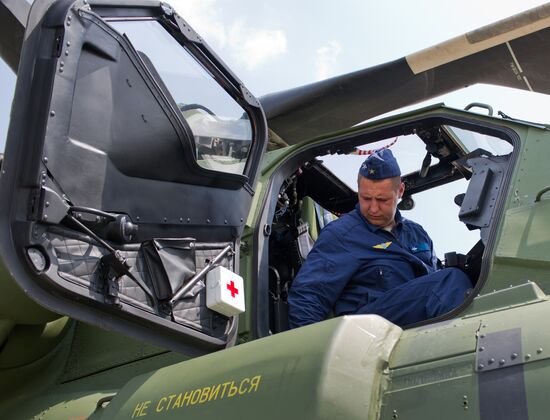 Preparations for Aviadarts-2016 National Competitions of Military Pilots in Crimea