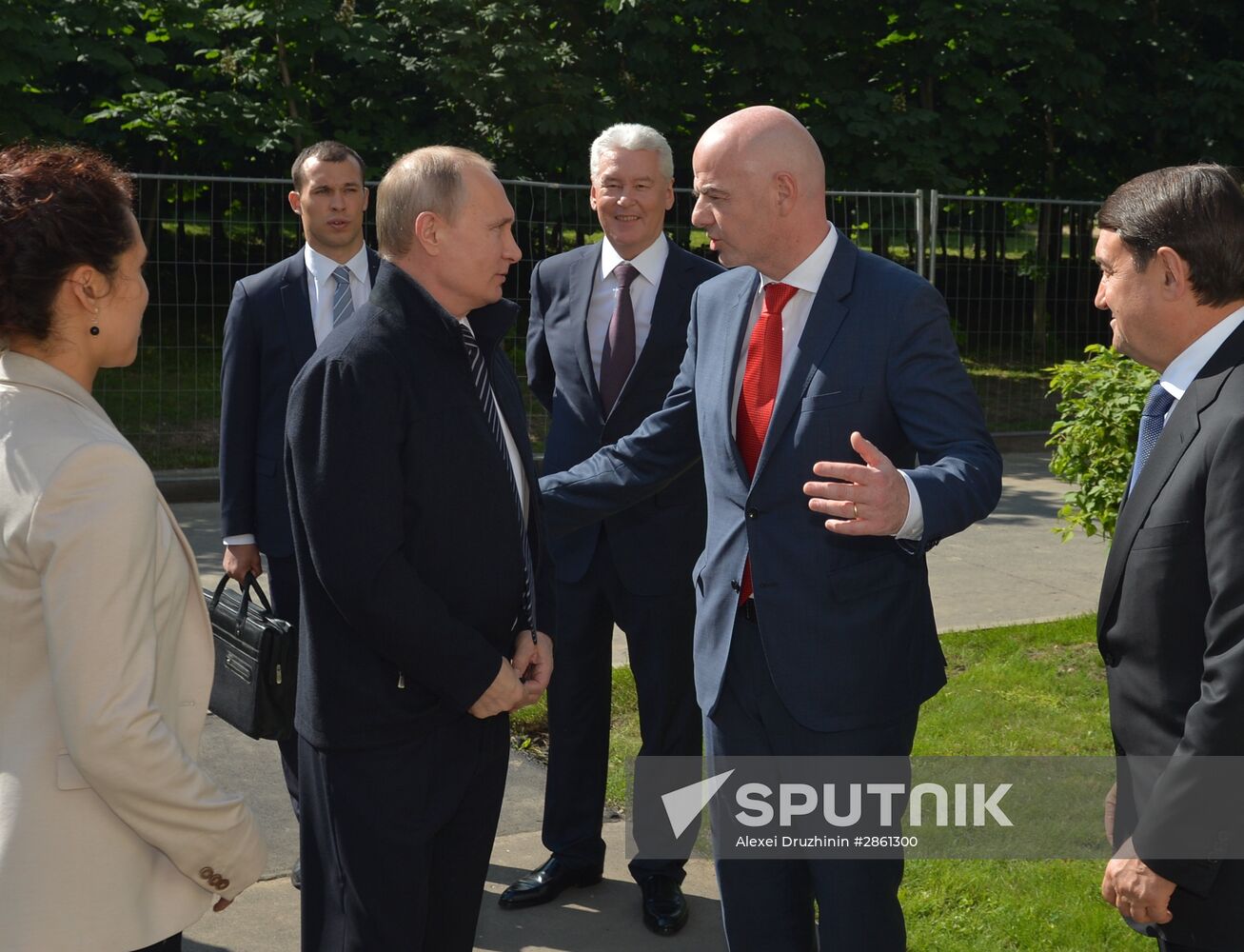 Vladimir Putin at ceremony to launch volunteer program of 2017 FIFA Confederations Cup and 2018 FIFA World Cup