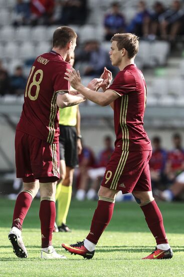 Football. Friendly. Russia vs Czech Republic