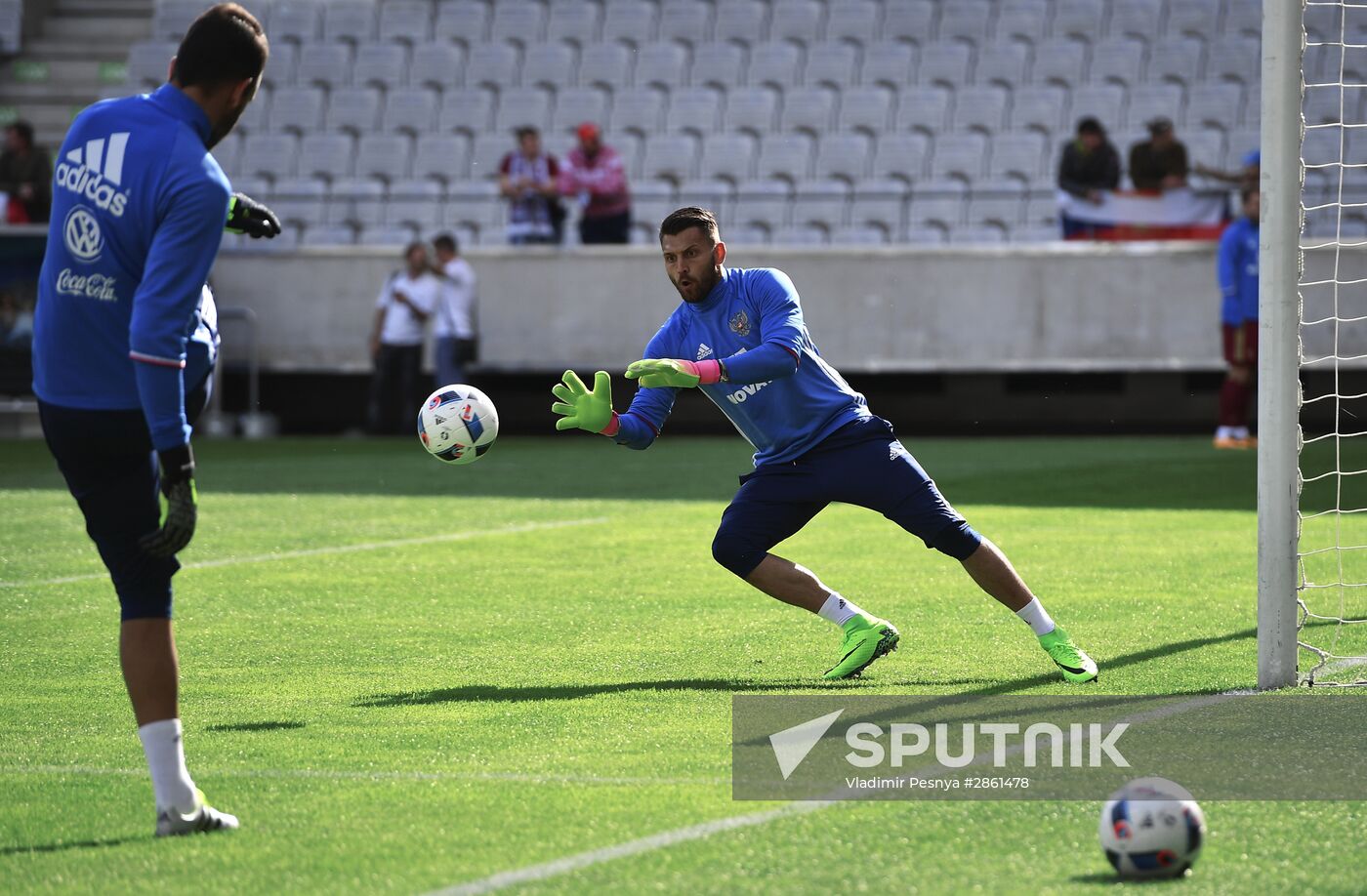 Russia vs. Czech Republic friendly football match