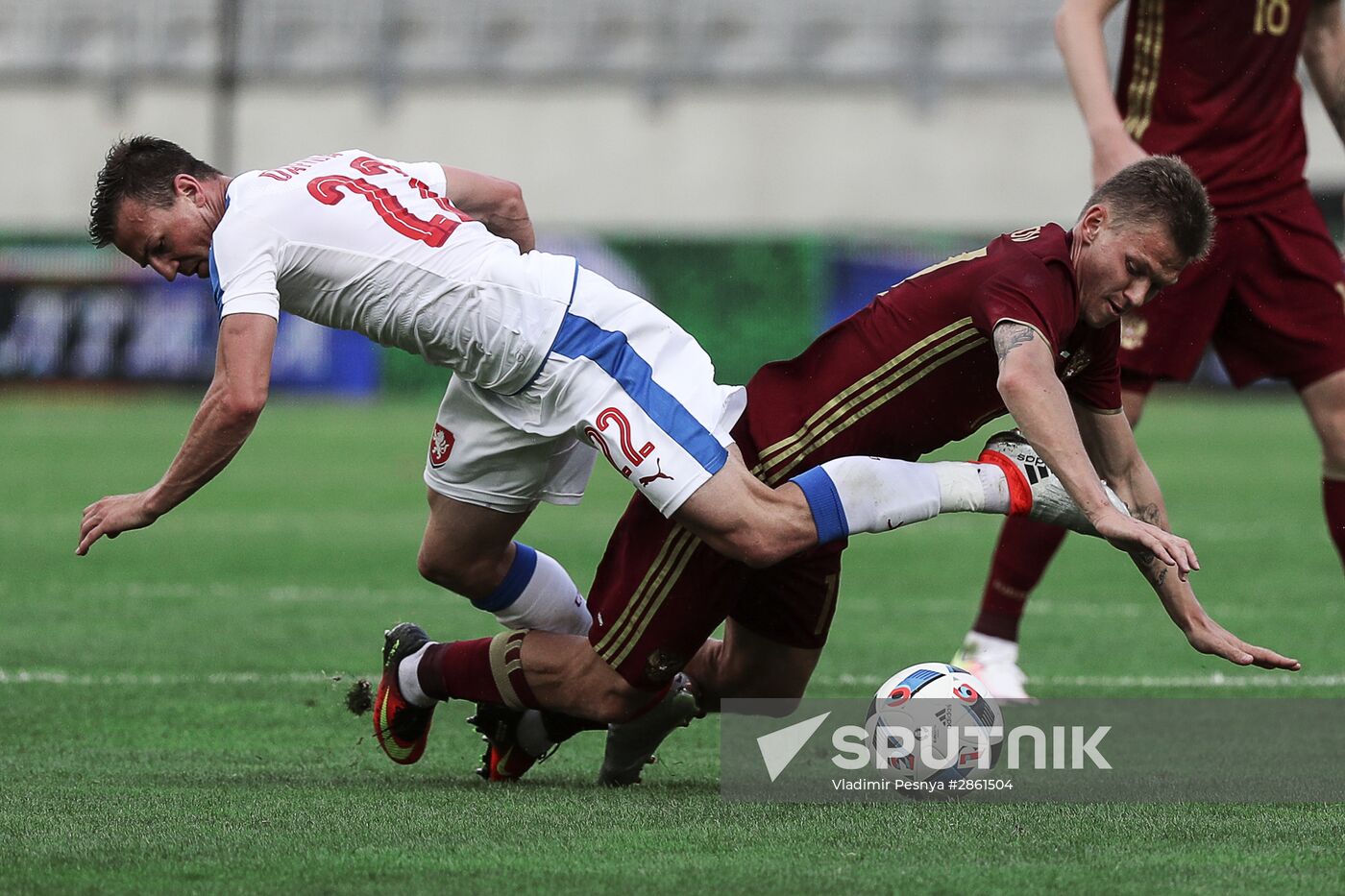Russia vs. Czech Republic friendly football match