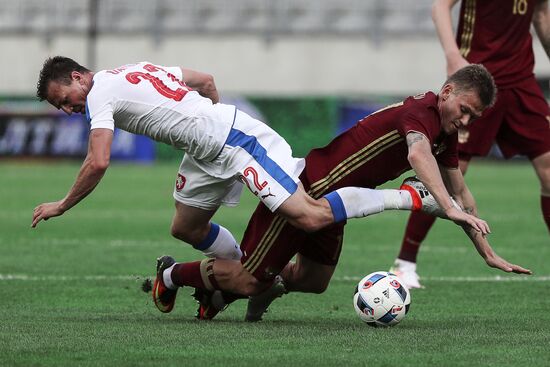 Russia vs. Czech Republic friendly football match