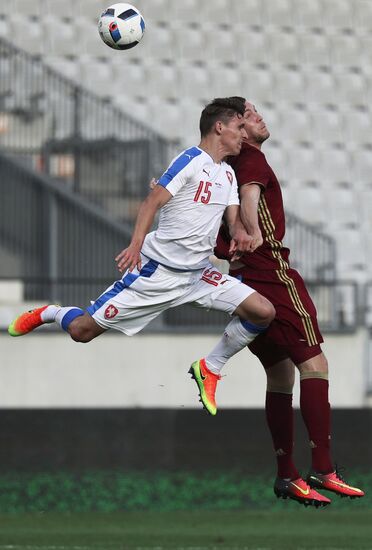 Russia vs. Czech Republic friendly football match