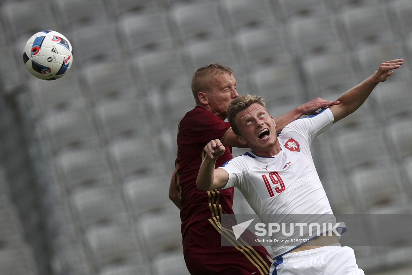 Russia vs. Czech Republic friendly football match