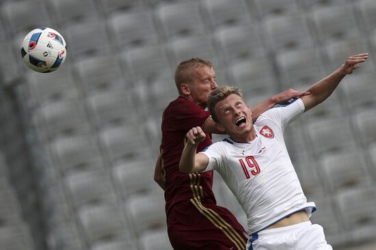 Russia vs. Czech Republic friendly football match